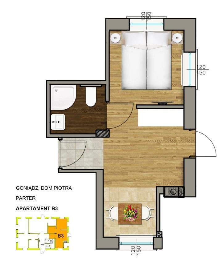 Dom Piotra Apartment Goniadz Exterior photo