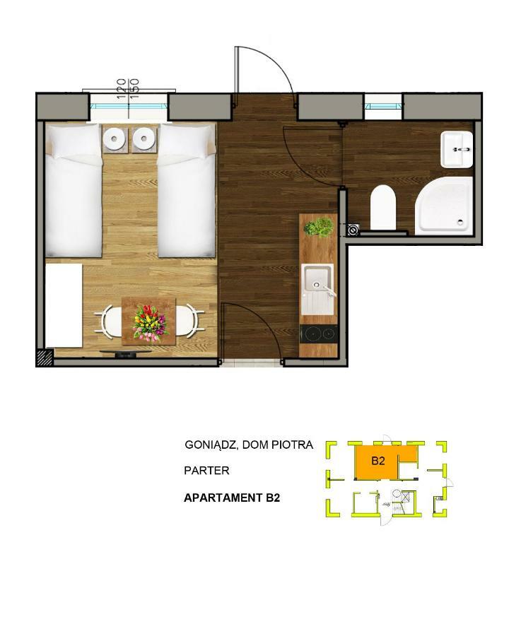Dom Piotra Apartment Goniadz Exterior photo